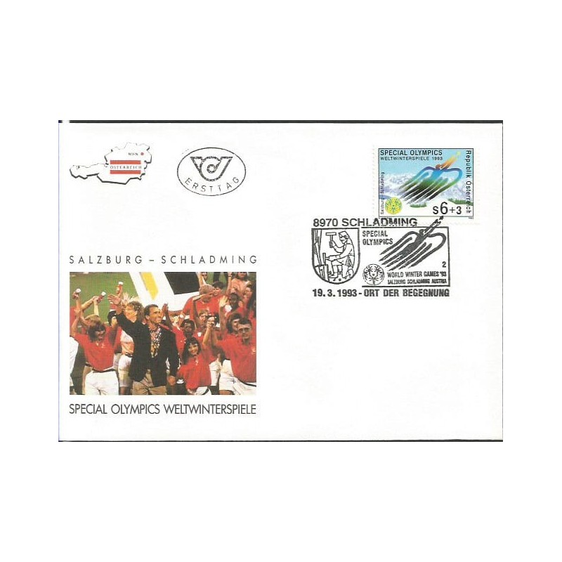 Austria 1993, Zimowe Specjalne Igrzyska Olimpijskie. FDC