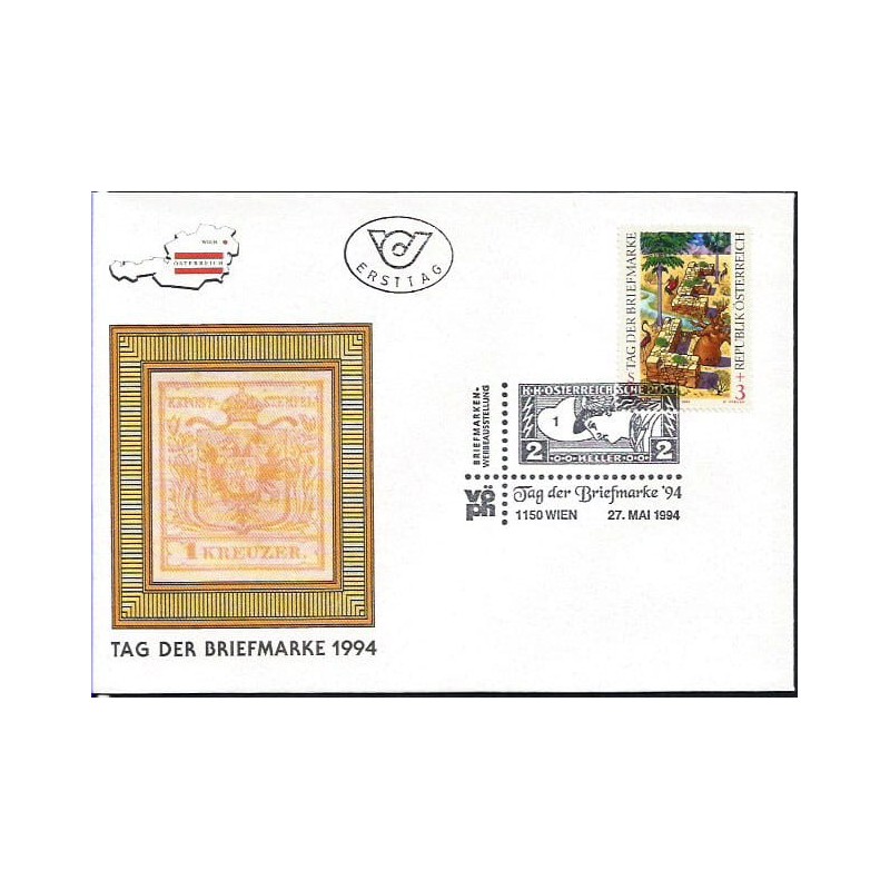 Austria 1994, Dzień znaczka. FDC