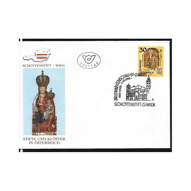 Austria 1994, Klasztor. FDC
