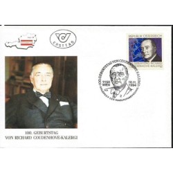 Austria 1994, Polityka, Richard Coudenhove-Kalergi. FDC