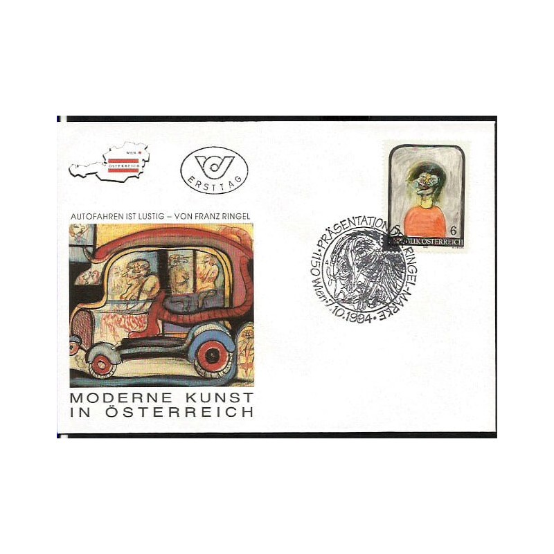 Austria 1994, Sztuka nowoczesna w Austrii. FDC