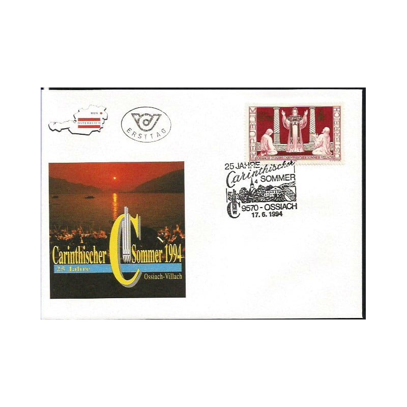 Austria 1994, Teatr, 25. rocznica Festiwalu w Karyntii. FDC