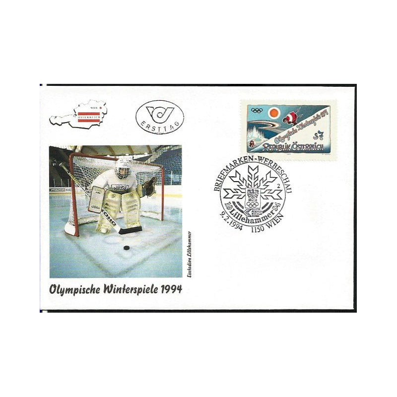 Austria 1994, Zimowe Igrzyska Olimpijskie Lillehammer. FDC