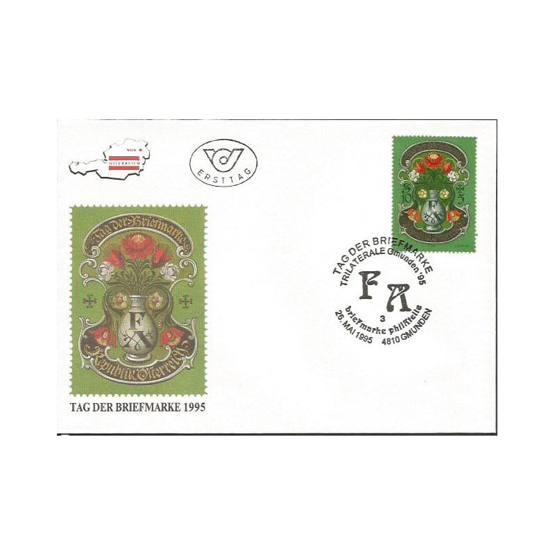 Austria 1995, Dzień Znaczka. FDC
