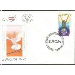 Austria 1995, EUROPA CEPT, Pokój i Wolność. FDC