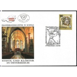 Austria 1995, Klasztory Austrii. Święty Franciszek. FDC