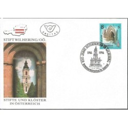 Austria 1995, Klasztory Austrii. Wilhering. FDC
