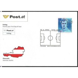 Austria 2006, Piłka nożna, F. Beckenbauer. FDC