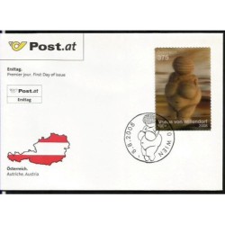 Austria 2008, Archeologia, Wenus z Willendorfu, 3D. FDC