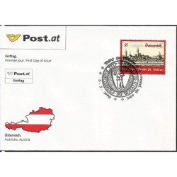 Austria 2009, St Polten, rycina, herb. FDC