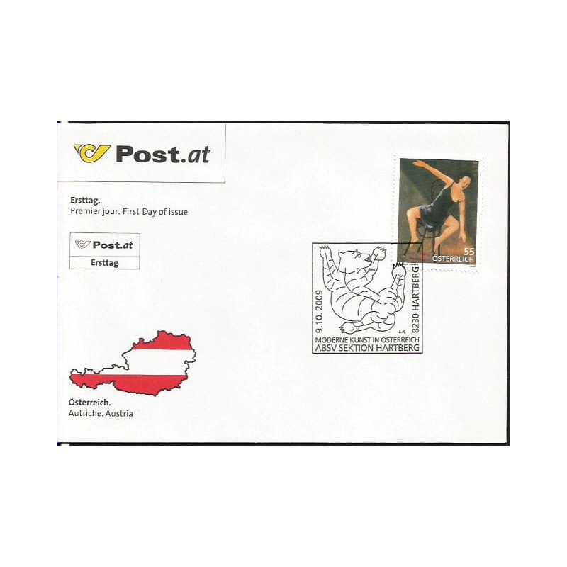 Austria 2009, Sztuka współczesna w Austrii. FDC
