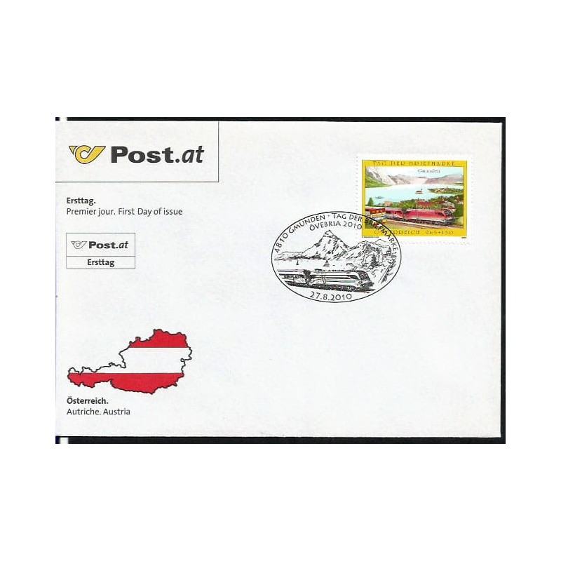 Austria 2010, Dzień znaczka, kolej. FDC