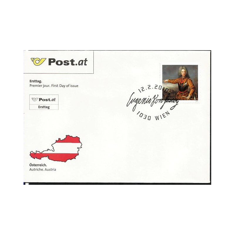 Austria 2010, Książę Eugeniusz Sabaudzki. FDC