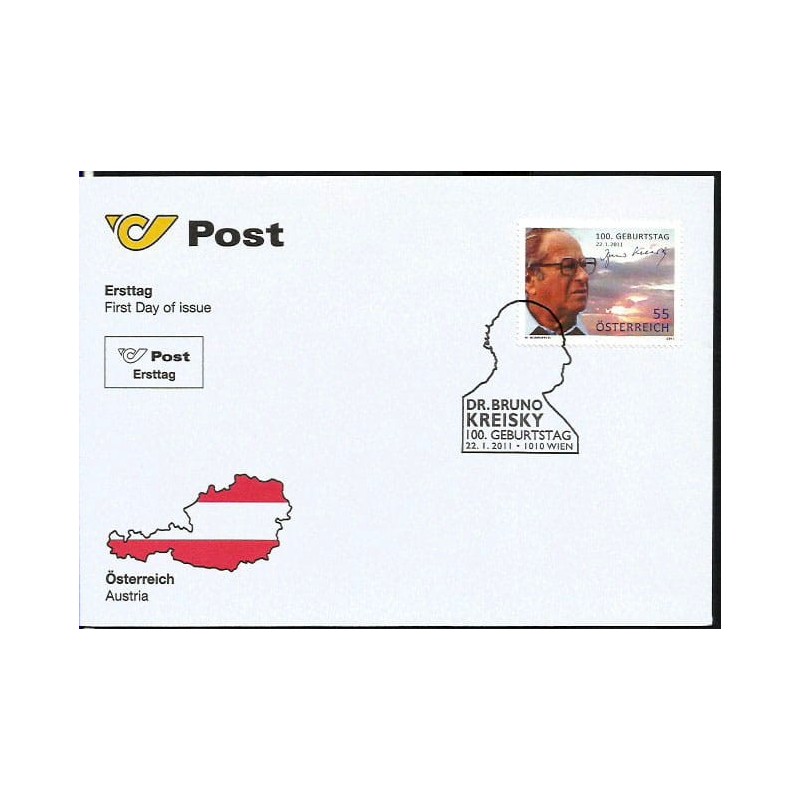 Austria 2011, Polityka. B. Kreisky. FDC
