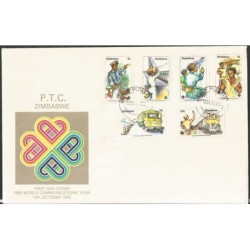 Zimbabwe 1983, Transport, komunikacja. FDC