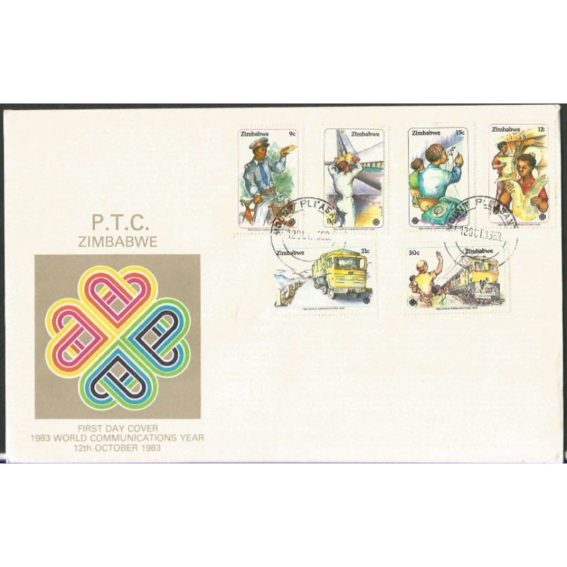 Zimbabwe 1983, Transport, komunikacja. FDC