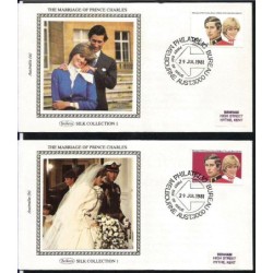 Australia 1981, Książę Karol i księżna Diana. 2 FDC