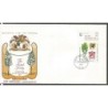 Nowe Hebrydy 1971, Drzewo araukaria, ekspedycja naukowa. FDC ang.