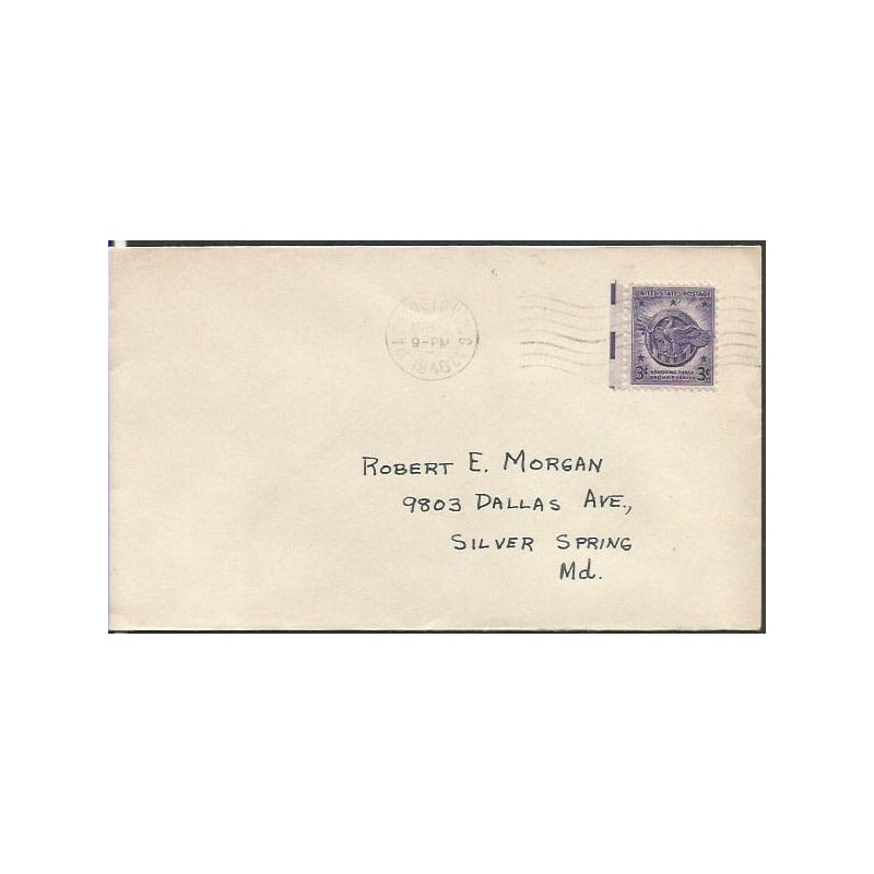 USA 1946, Weterani, II wojna, wojsko. FDC