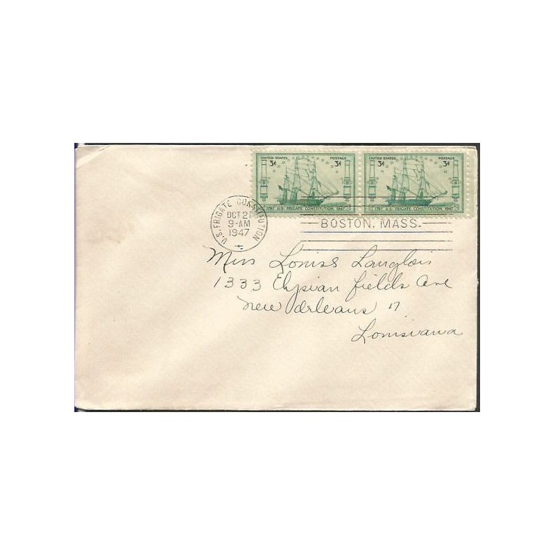 USA 1947, Marynarka wojenna, fregata. FDC