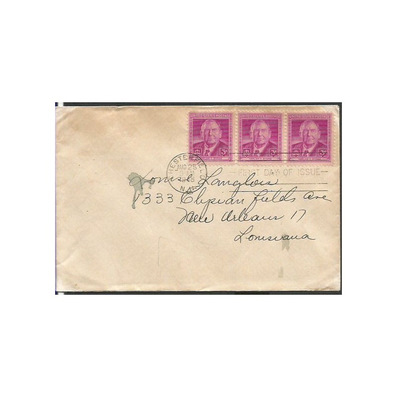 USA 1948, H. Stone, prawo, sądownictwo. FDC