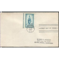 USA 1950, Waszyngton, 150 lat stolicy. FDC