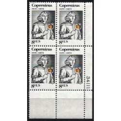 USA 1973, Mikołaj Kopernik, czwórka z marginesem **