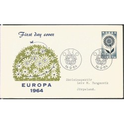Norwegia 1964, EUROPA CEPT. FDC