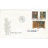 Norwegia 1976, Boże Narodzenie, gobeliny. FDC
