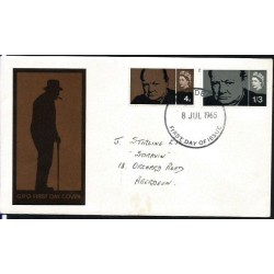 Wielka Brytania 1965, W. Churchill, II wojna. FDC