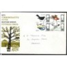 Wielka Brytania 1966, Ptaki. FDC