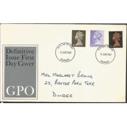 Wielka Brytania 1967, Królowa Elżbieta II. FDC