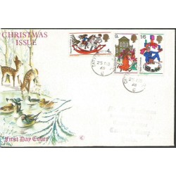 Wielka Brytania 1968, Boże Narodzenie. FDC