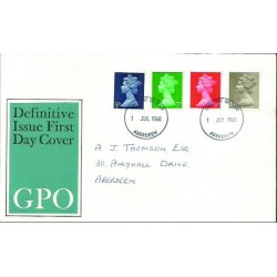 Wielka Brytania 1968, Królowa Elżbieta II. FDC