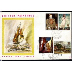 Wielka Brytania 1968, Malarstwo. FDC