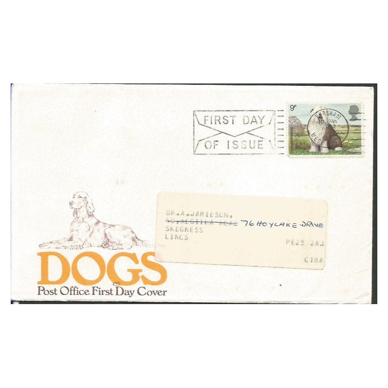 Wielka Brytania 1968, Psy. FDC