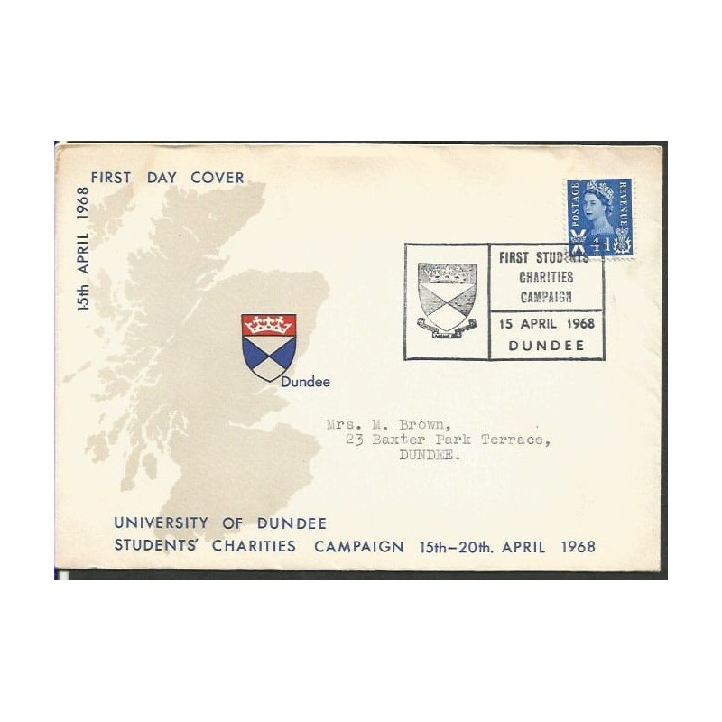 Wielka Brytania 1968, Uniwersytet Dundee, studia. Datownik