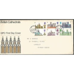 Wielka Brytania 1969, Katedry, katedra. FDC