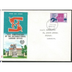 Wielka Brytania 1969, Praca, MOP, ILO. FDC