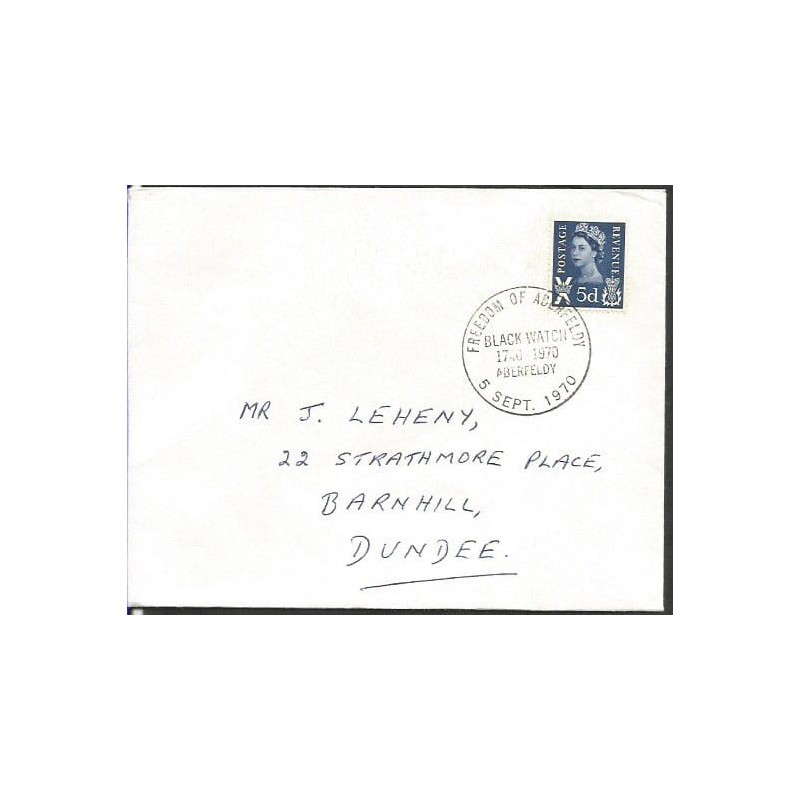 Wielka Brytania 1970, Wojsko, armia, Black Watch. Aberfeldy