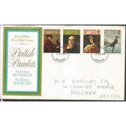 Wielka Brytania 1973, Malarstwo. FDC