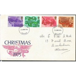 Wielka Brytania 1975, Boże Narodzenie. FDC
