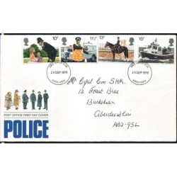 Wielka Brytania 1979, Policja. FDC