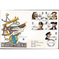 Wielka Brytania 1982, Marynarka wojenna, historia. FDC