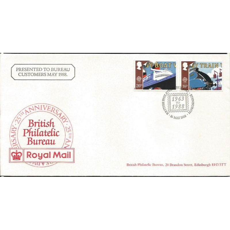 Wielka Brytania 1988, Filatelistyka, biuro filatelistyki. Edynburg