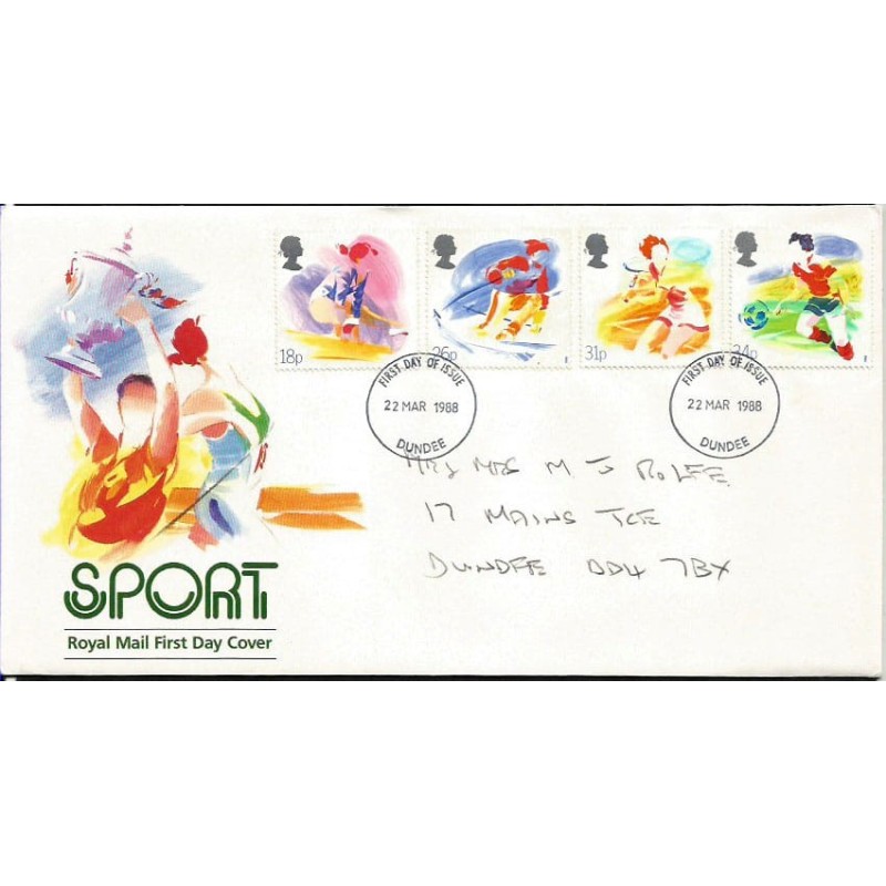 Wielka Brytania 1988, Sport. FDC