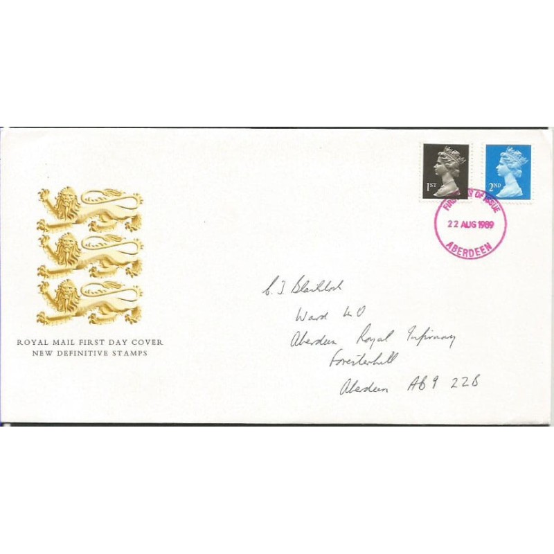 Wielka Brytania 1989, Królowa Elżbieta II. FDC