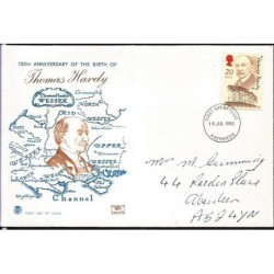 Wielka Brytania 1990, T. Hardy, literatura. FDC