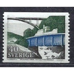 Szwecja 1968, Kanał, żegluga. CZ. SŁANIA **