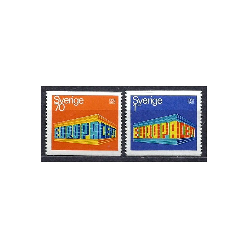 Szwecja 1969, EUROPA CEPT **